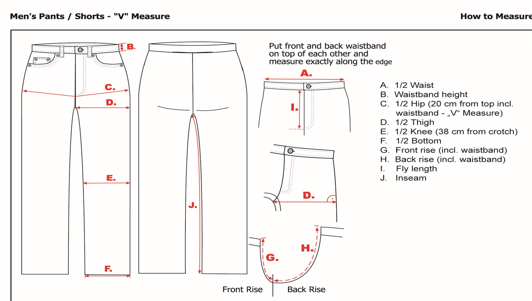 Size Chart Guide Diagram 2